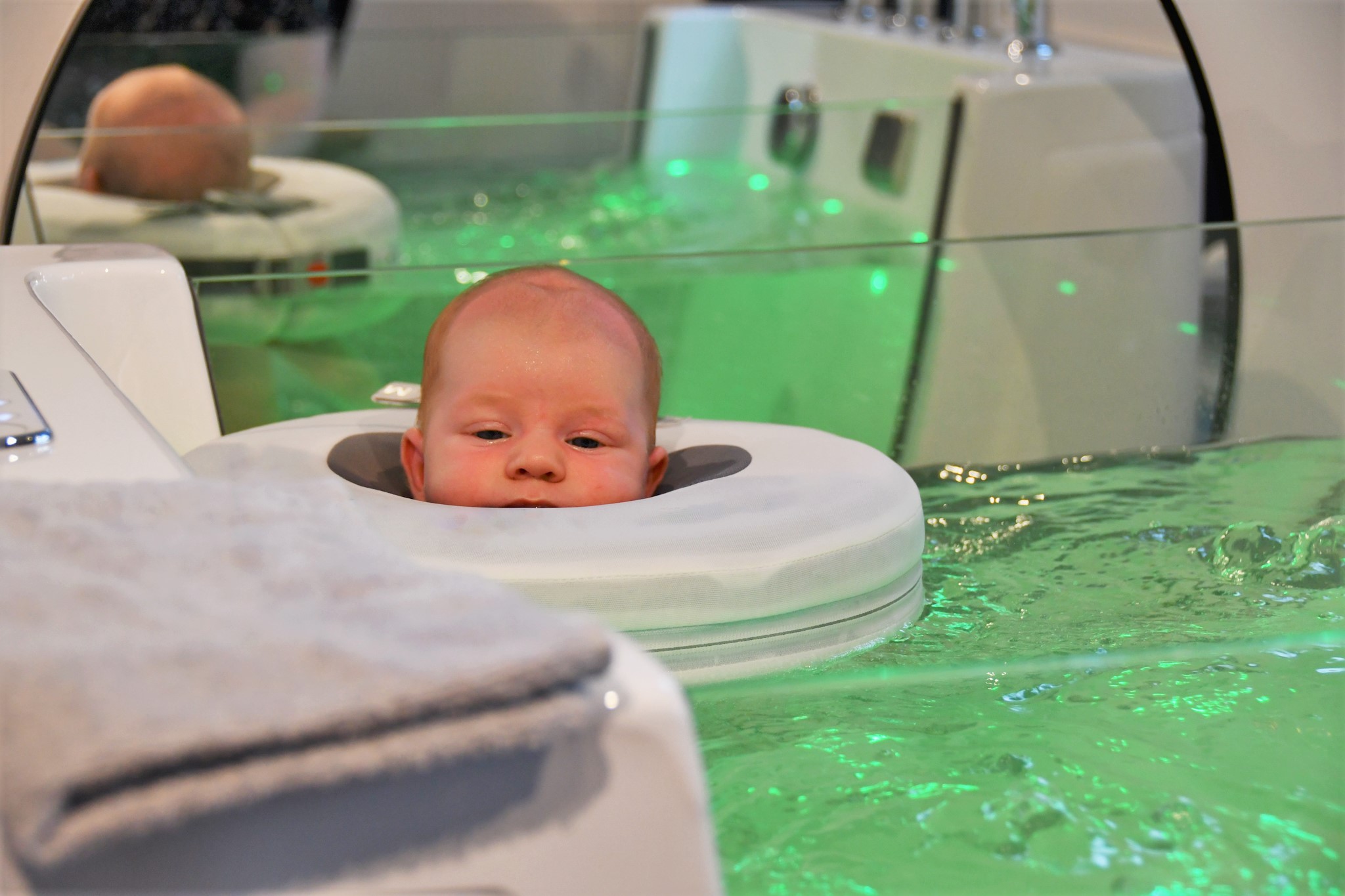 Binnenkant babyspa